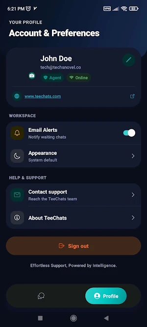 Teechats Screenshot 0