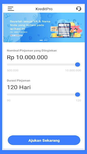Kreditpro Pinjaman Online Hint Screenshot 2