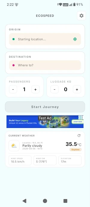 EcoSpeed : Mileage Optimizer Screenshot 1