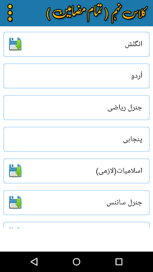 9th Class Past Solved Papers 2018 Screenshot 1