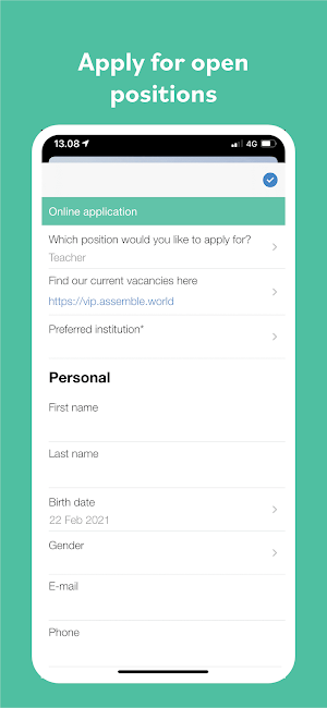 Kita-App Mitarbeiter Screenshot 1