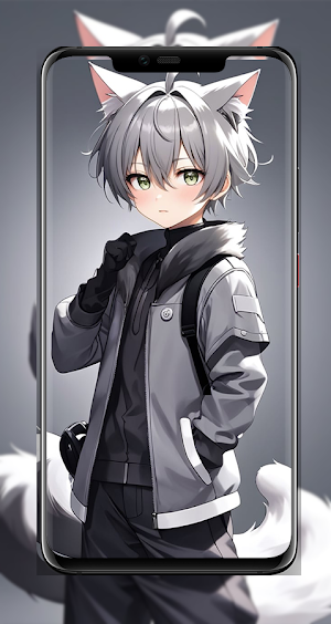 Cat Boy Anime Wallpaper Screenshot 3