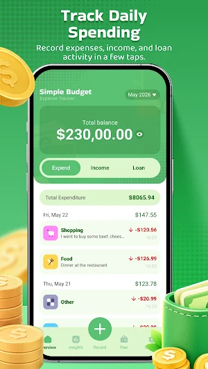 Simple Budget: Expense Tracker Screenshot 0