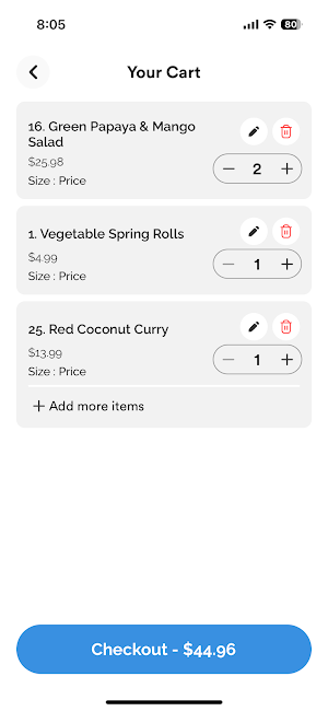 Thai Cuisine Experts Screenshot 3