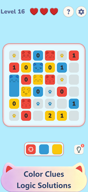 Meowsweeper - logic Puzzle Screenshot 2