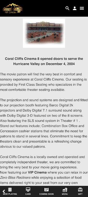 Coral Cliffs Cinema 8 Screenshot 1