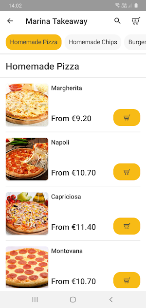 Marina Take Away Screenshot 1