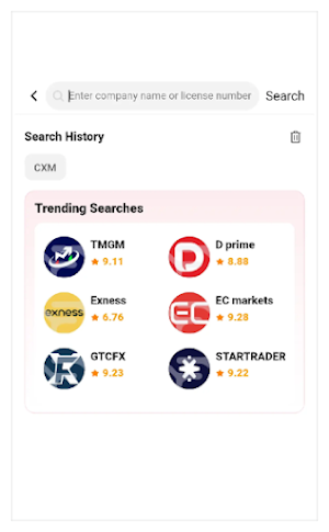 FxRadar - Forex App Regulatory Screenshot 0