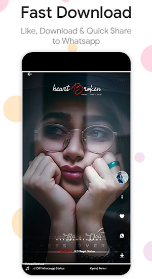 Full Screen Video Status - VidFog for Whatsapp Screenshot 1