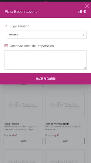 Pizzería Santarromana Screenshot 3