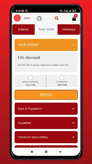 Tamarind Indian Cuisine Screenshot 2
