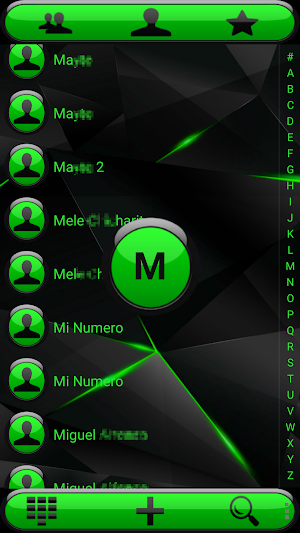 THEME FUTURA GREEN EXDIALER Screenshot 2