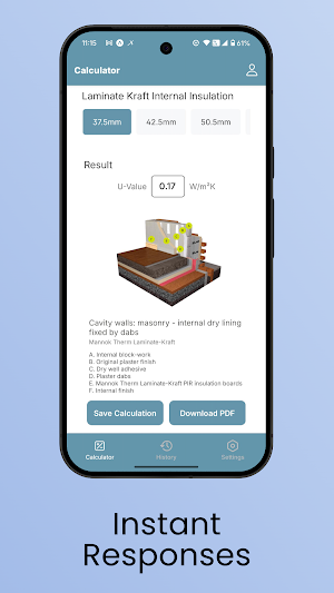 Mannok U-Value Calculator Screenshot 1