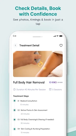 Clinics App Screenshot 1