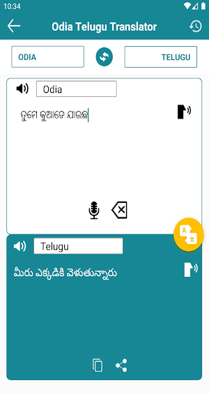 Odia Telugu Translation Screenshot 2