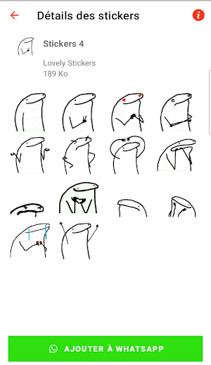 Stickers Flork -WAStickerApps Screenshot 1