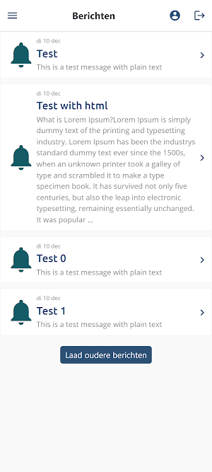 Kliko Bewonersportaal Screenshot 3