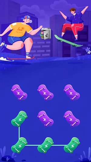 AppLock Theme Skater Boy Screenshot 0