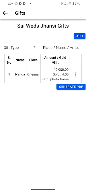 Gift Note Screenshot 3