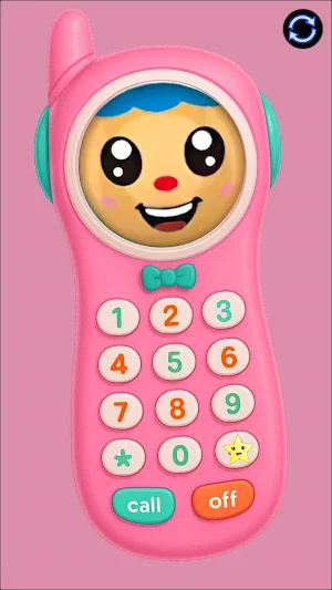 Smiley Toy Phone for Babies Screenshot 0