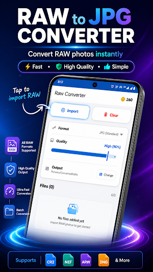 RAW Converter - JPG & Video Screenshot 0