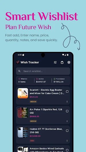 Wishlist: Smart Wish Tracker Screenshot 0
