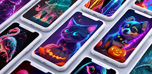 Neon Animals Wallpapers Screenshot 0