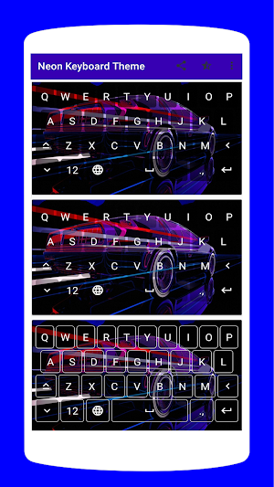 Aesthetic Neon Keyboard Theme Screenshot 3