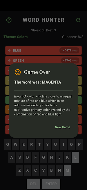 PG Word Hunter Screenshot 2
