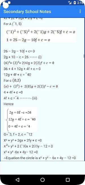Secondary School Notes screenshot 4