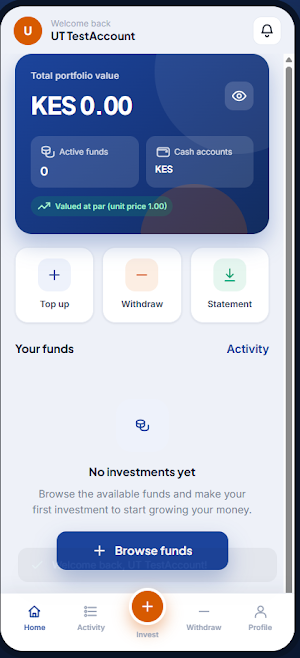 Octagon Unit Trust App Screenshot 0