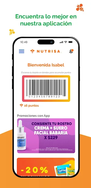 Nutrisa App Screenshot 1