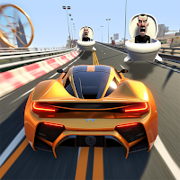 Toilet Monster Stunt Car Games