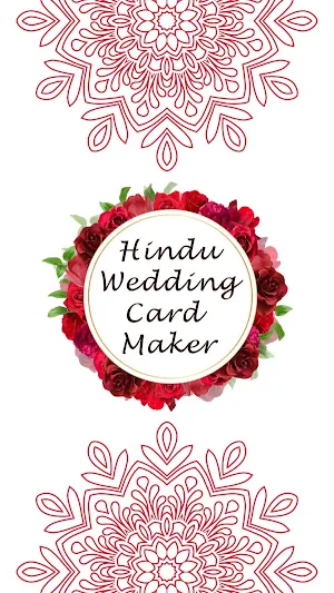 Hindu Wedding Card Maker Screenshot 0