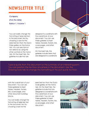 Newsletter Templates & Designs Screenshot 2