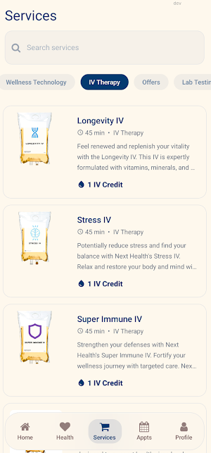 Next Health Screenshot 2