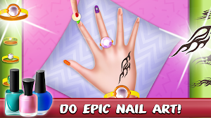 Nail Art Salon Makeover: Fashion Games Screenshot 3