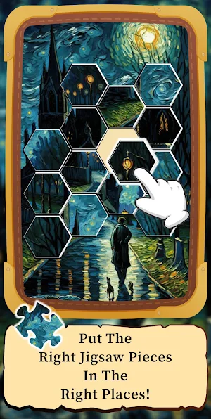JigsortingRelaxPuzzle: Vincent Screenshot 0