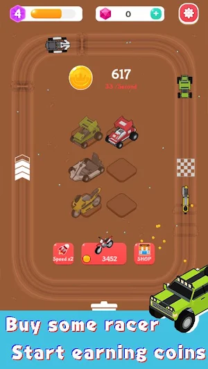 Merge Car Racer - Idle Rally Empire Screenshot 1
