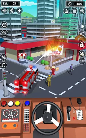 911 Firetruck Ambulance Game Screenshot 3