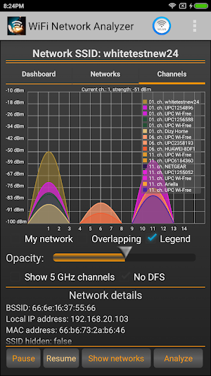 WiFi Analyzer Classic Screenshot 0