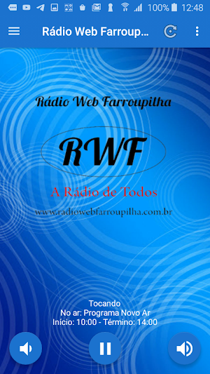 Rádio Web Farroupilha - RS Screenshot 0