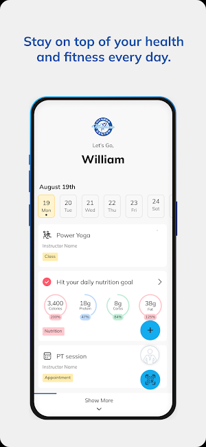 Meadows Fitness Center App Screenshot 1