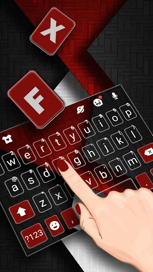 Simple Geometric Keyboard Back Screenshot 1