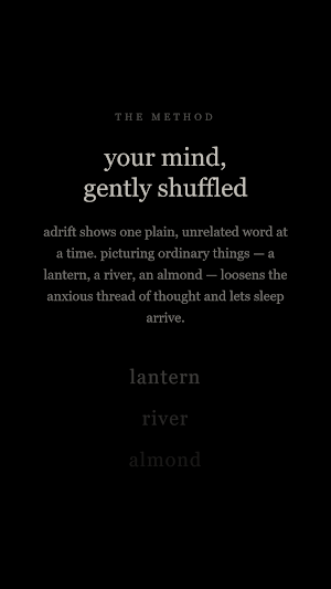 adrift - cognitive shuffle Screenshot 1