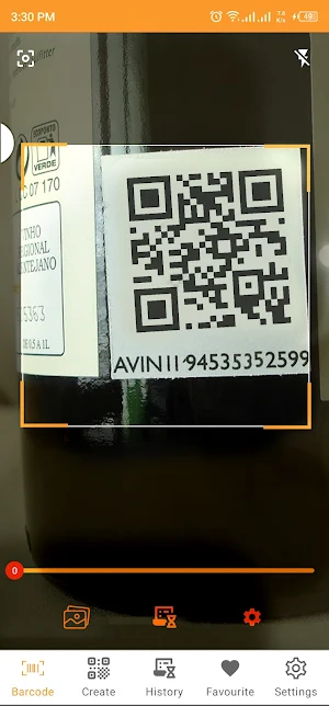Bar Code And Qr Code Scanner Screenshot 0