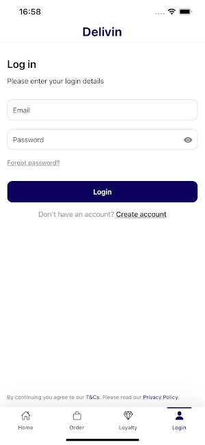 Delivin Screenshot 1