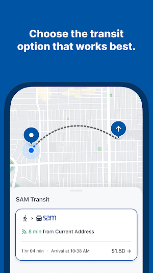 SAM Transit Screenshot 1