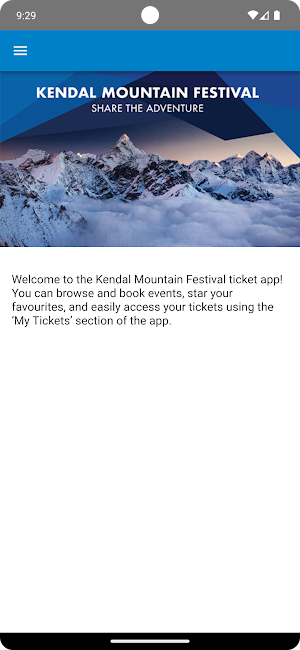 Kendal Mountain Tickets Screenshot 0