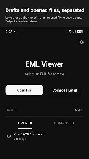 EML Viewer Screenshot 1
